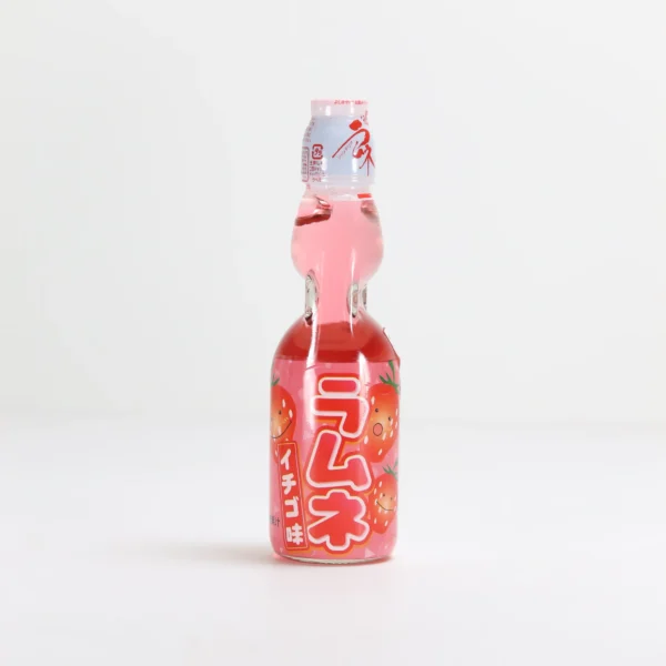 Hatakosen Ramune Strawberry Soda 200ml (Japanese)