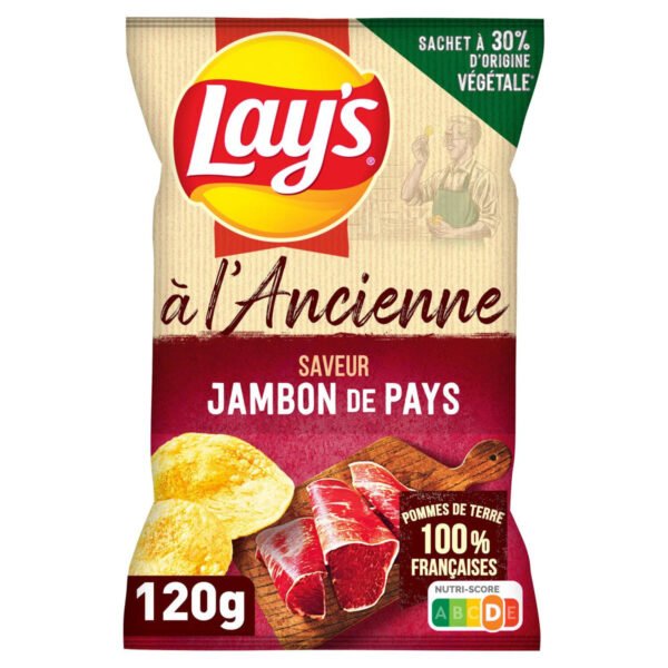 Lays Ancienne Saveur Jambon De Pays (French) 120g
