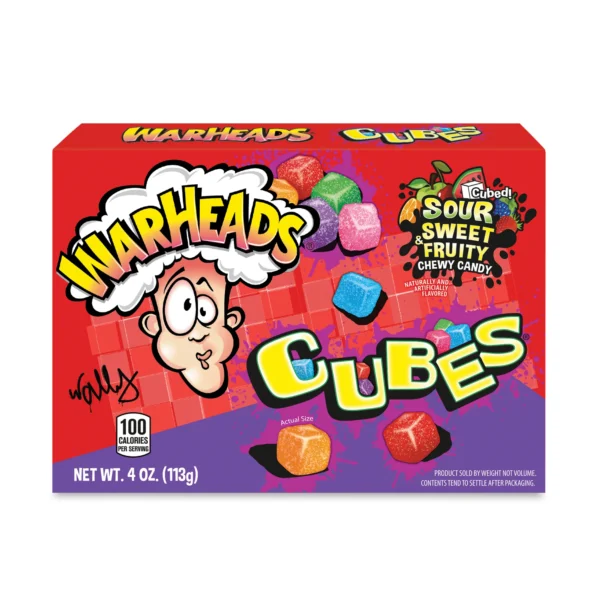 Warhead Chewy Cubes Theatre Box 141g