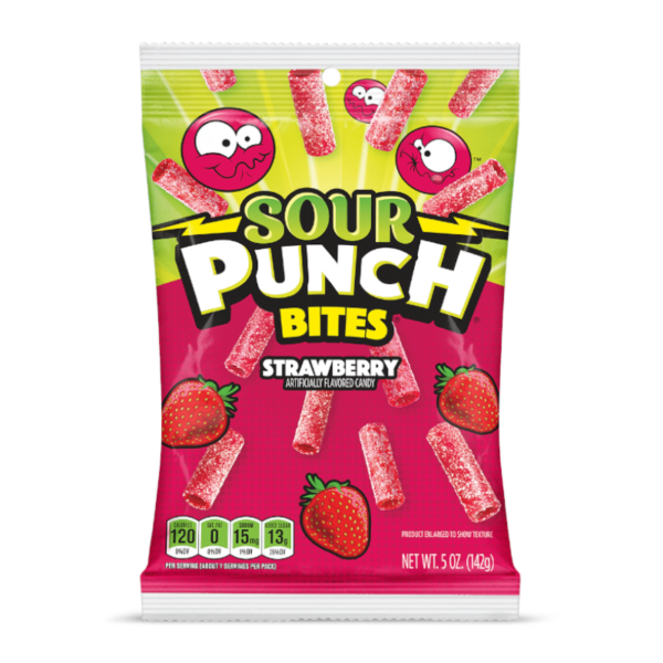 Sour Punch Bites Strawberry 142g