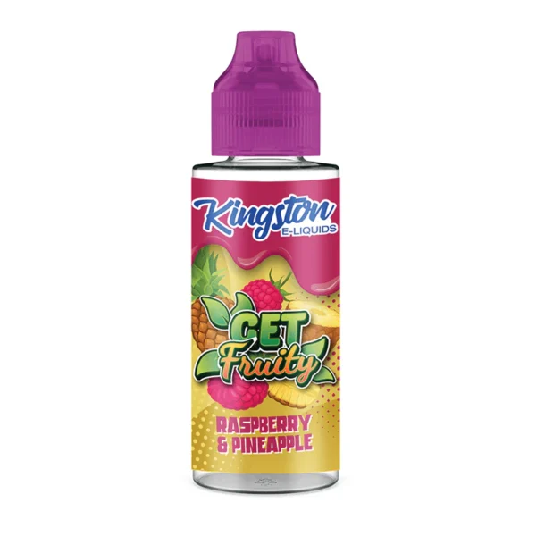 Kingston Get Fruity Raspberry & Pineapple E-Liquid Shortfill 100ML